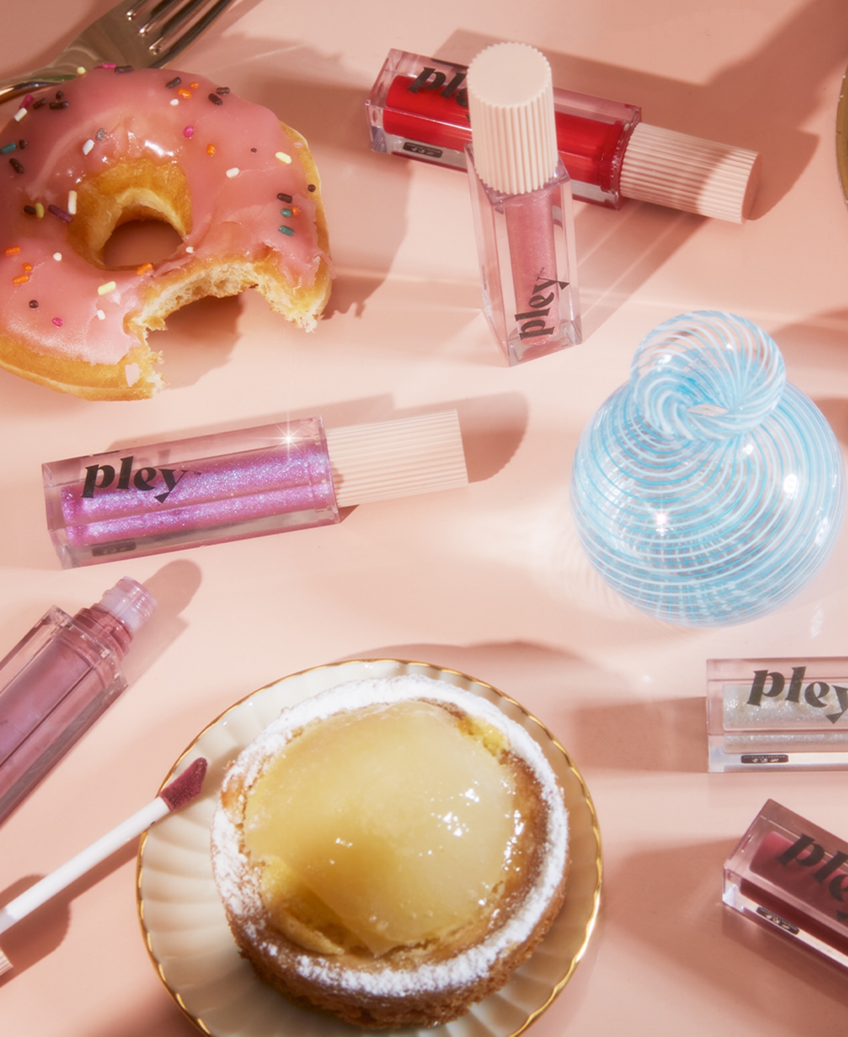 Pley Beauty Lust + Found Glossy Lip Lacquer -(jelly orange)