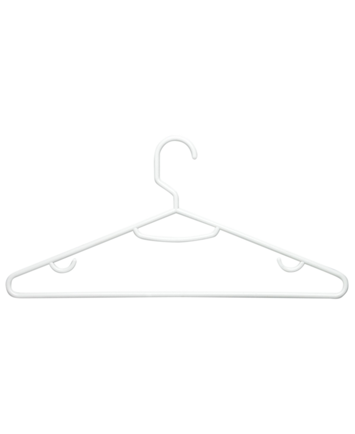 Honey Can Do Plastic Hangers, 60 Piece In White