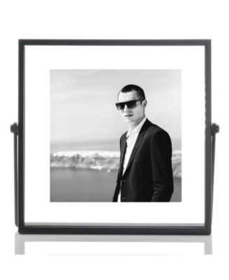 Metal Easel Float Picture Frame, 4" x 4"