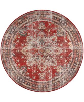Jericho Washable JC6 6' x 6' Round Area Rug