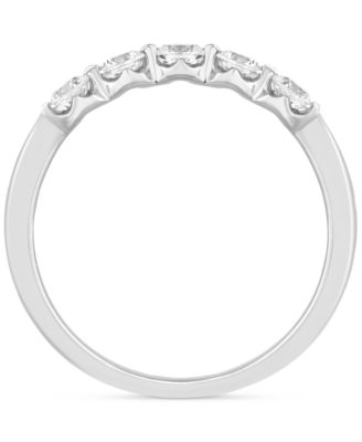 Diamond Five Stone Band (1/2 ct. t.w.) in 14k White or Yellow Gold
