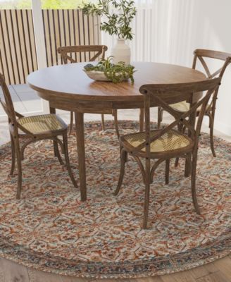 Jericho Washable JC10 6' x 6' Round Area Rug