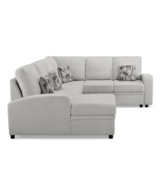Mae Sectional Sofa with Power and USB Ports