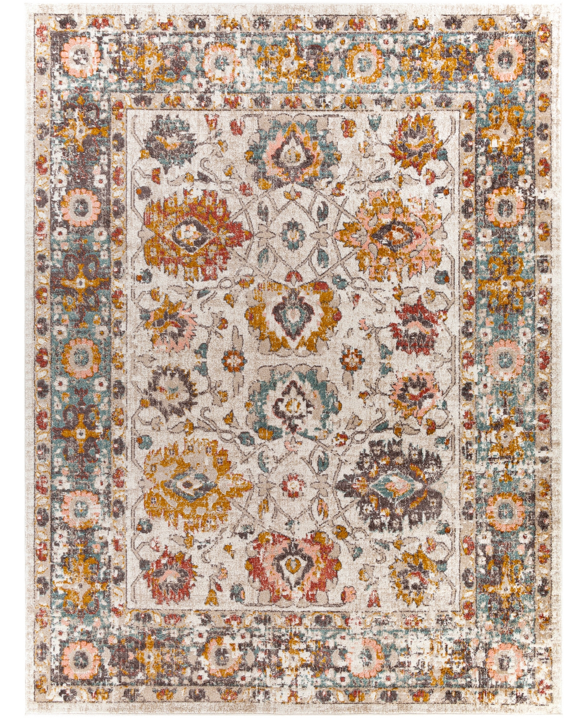 Surya Ankara Akr-2333 7'10in x 10'3in Area Rug - Ivory