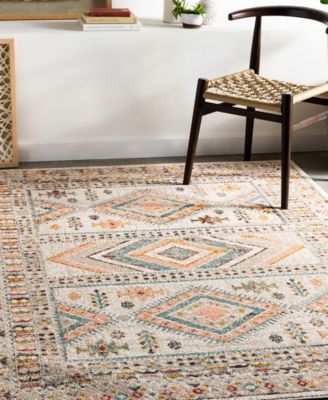 Ankara AKR-2336 Pink-Beige Area Rug