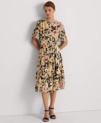 Ralph lauren floral jacquard dress hotsell