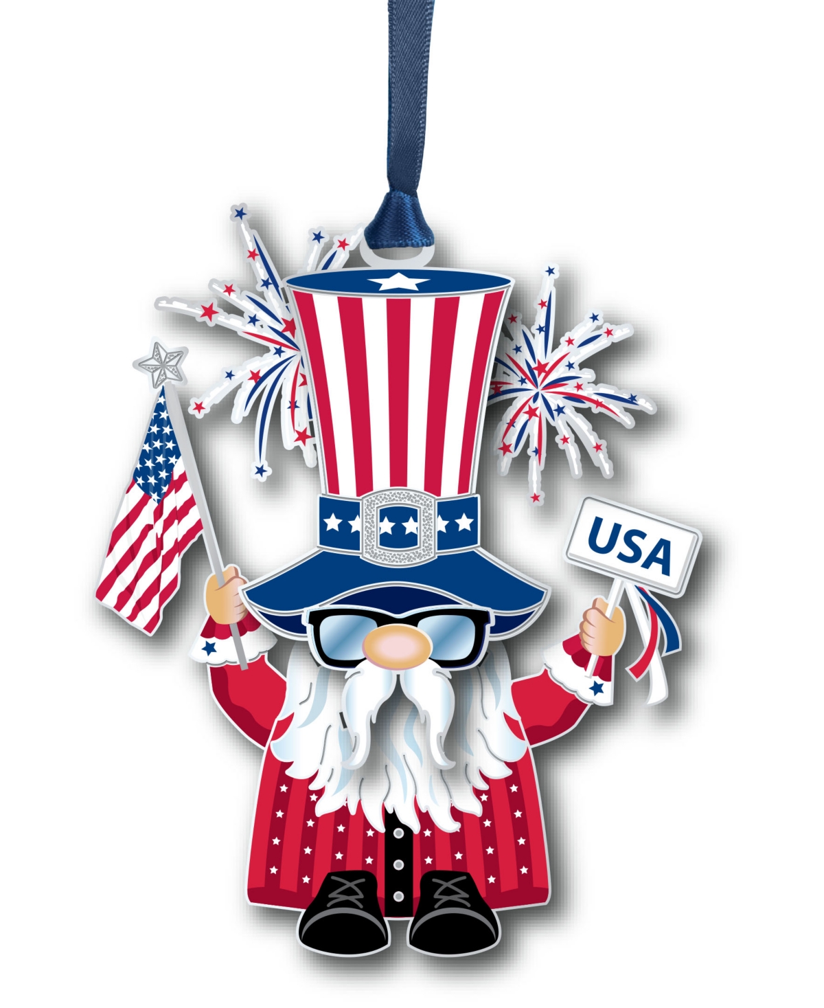14384089 Patriotic Gnome Ornament sku 14384089