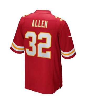 Men's Marcus Allen Red Kansas City Chiefs Game Retired Player Jersey
