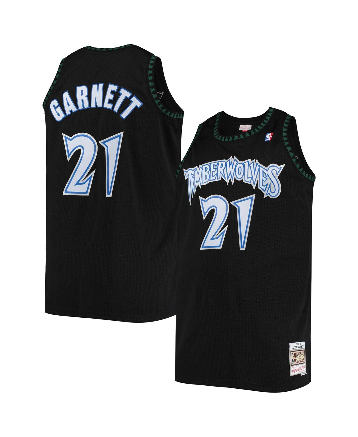 Men's Mitchell & Ness Kevin GarnettMinnesota Timberwolves Big and Tall Hardwood Classics Jersey - Black