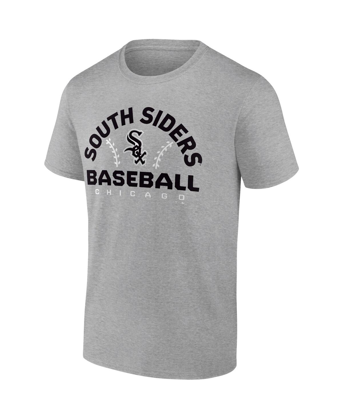 Men's FanaticsChicago White Sox Iconic Go for Two T-shirt - Heathered Gray