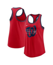 Women's Los Angeles Dodgers Nike Royal Let's Go Racerback Performance Tank  Top