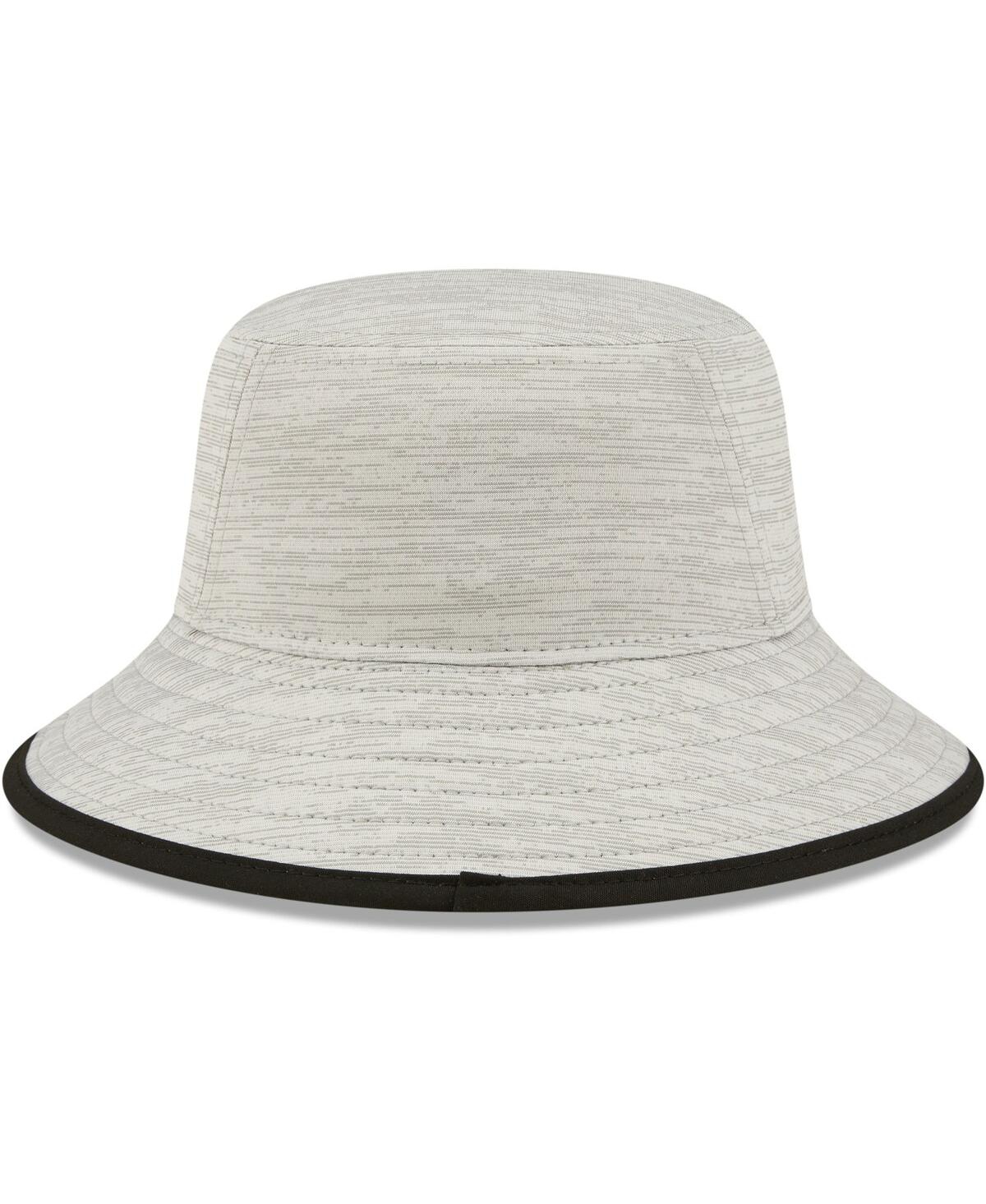 Shop New Era Men's  Heather Gray Austin Fc Distinct Bucket Hat In Heathered Gray