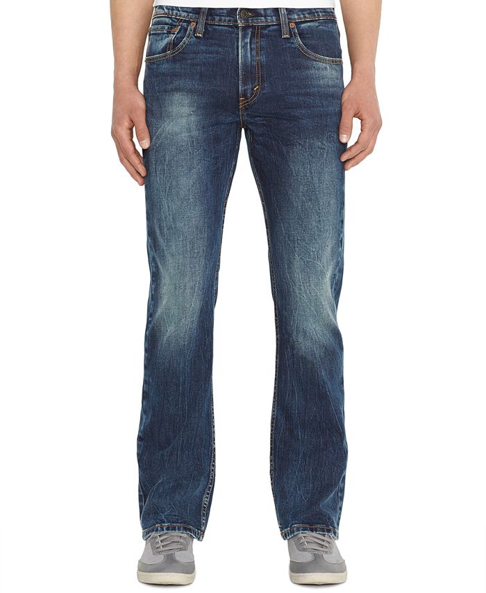 Levi's 527 Slim-Fit Black Stone Bootcut Jeans & Reviews - Jeans - Men -  Macy's