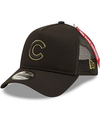 Black and gold shop cubs hat