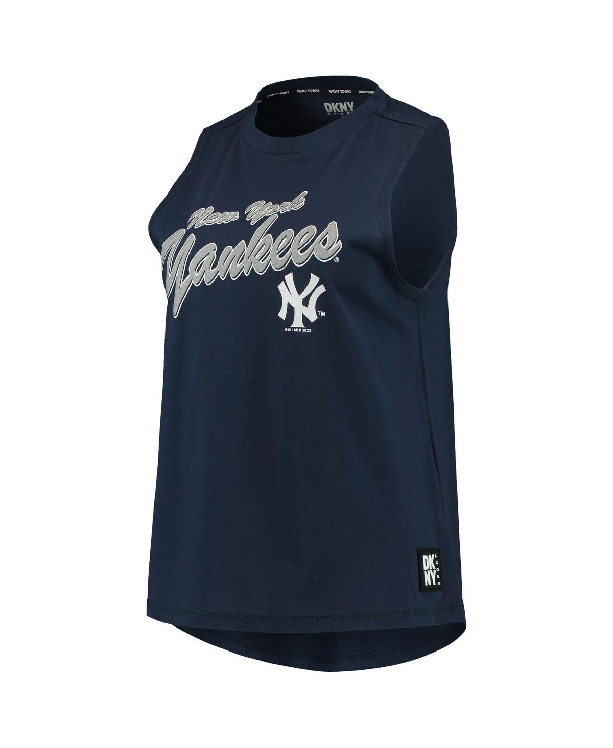 Shop Dkny Women's  Sport Navy New York Yankees Marcie Tank Top