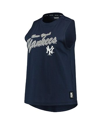 Women's New York Yankees DKNY Sport White The Donna Sporty T-Shirt