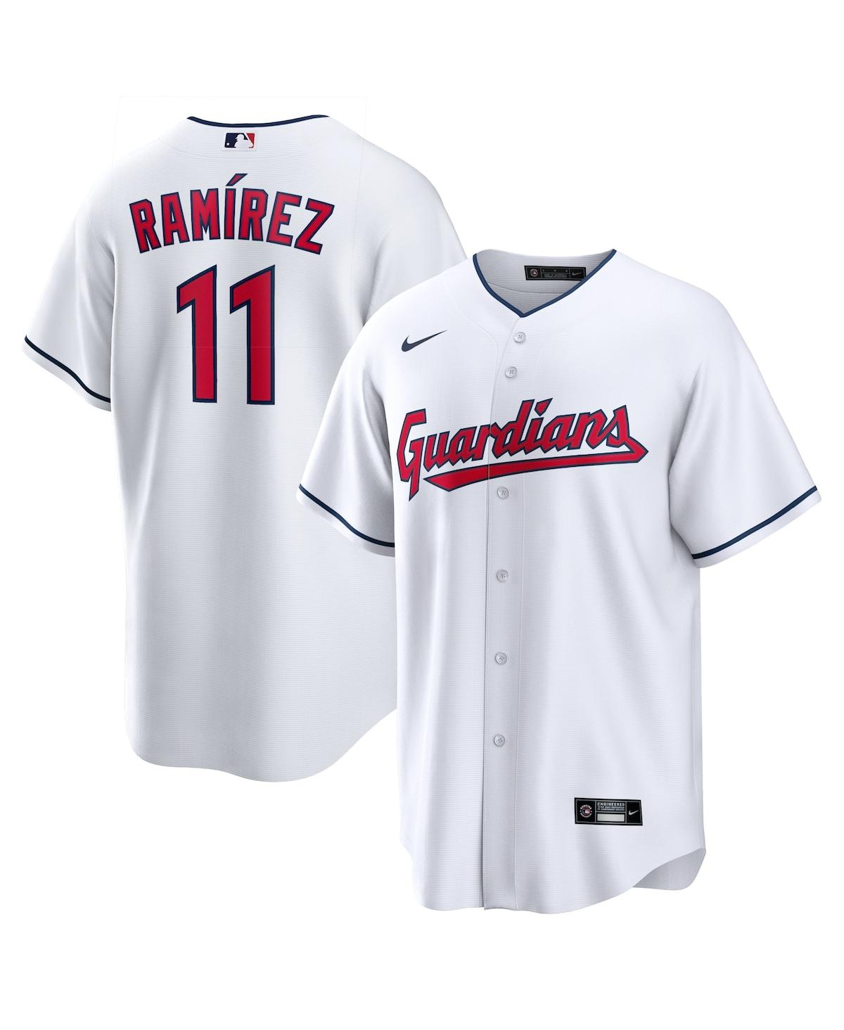 Men's Nike Jose RamirezCleveland Guardians Replica Player Jersey - White