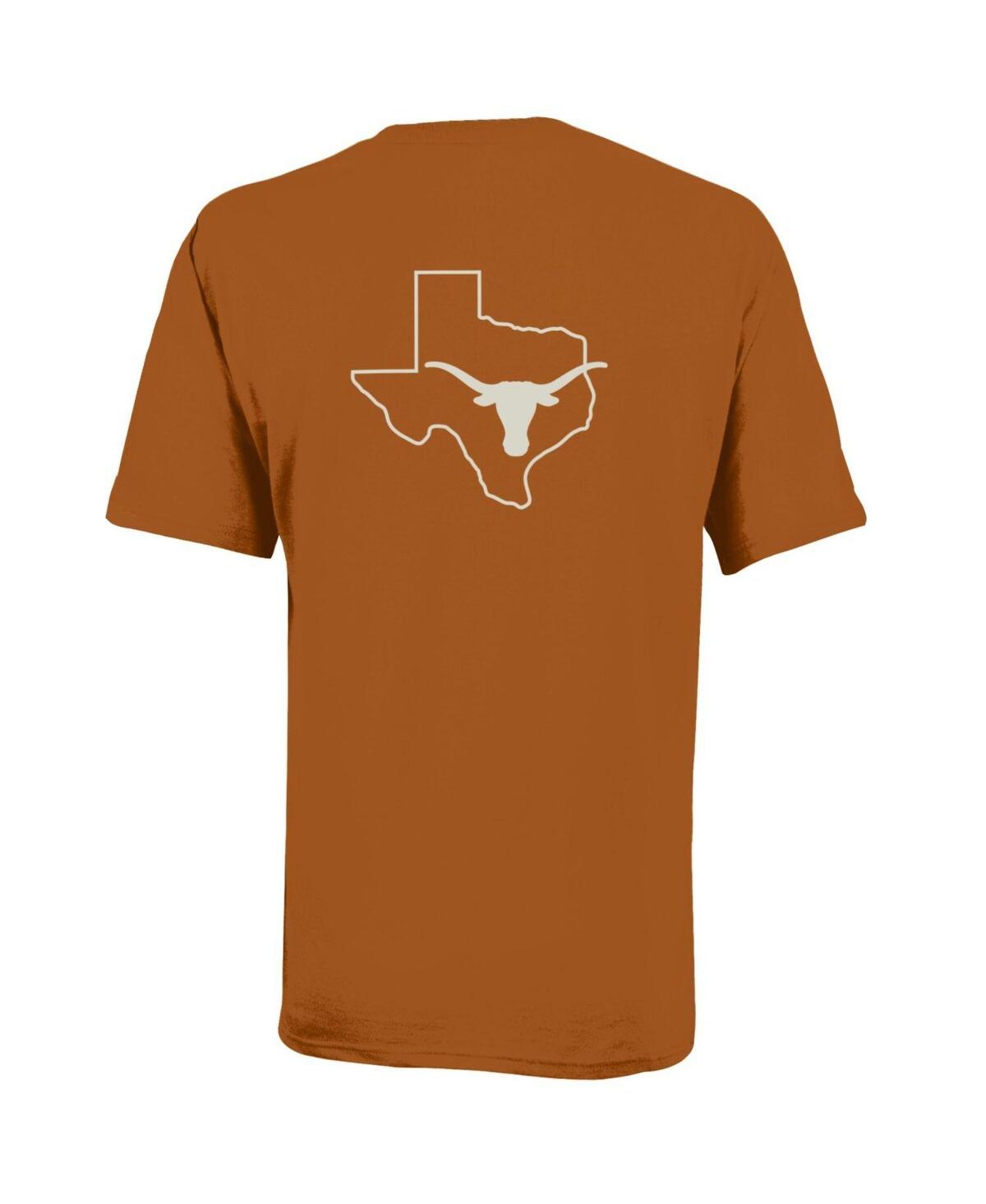 Shop Champion Big Boys  Texas Orange Texas Longhorns Runnin' Horns T-shirt