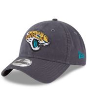 Jacksonville Jaguars New Era Head Logo Omaha 59FIFTY Fitted Hat - Black