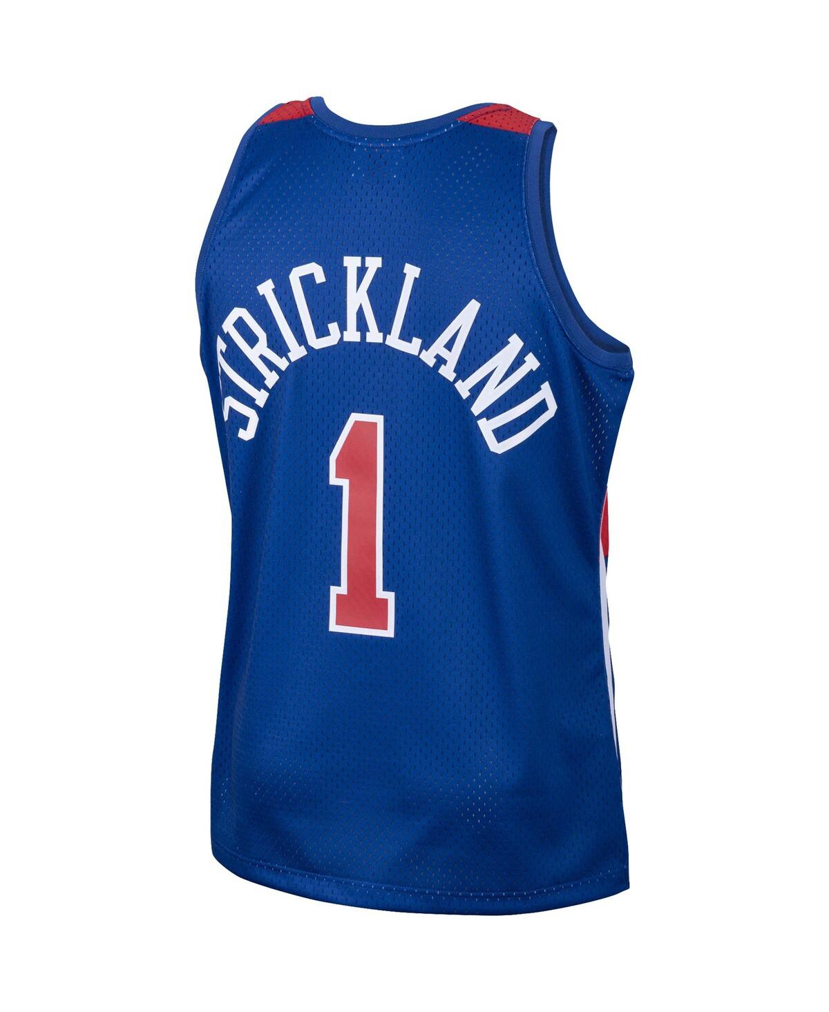 Men's Mitchell & Ness Rod StricklandWashington Bullets 1996/97 Hardwood Classics Swingman Jersey - Royal