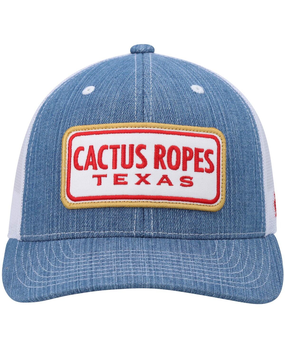 Shop Hooey Men's  Blue Cactus Ropes Snapback Hat