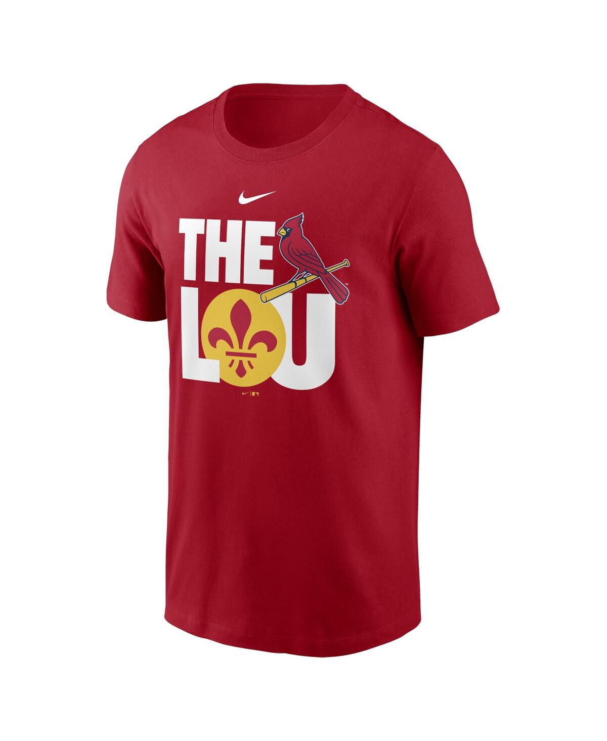 Shop Nike Men's  Red St. Louis Cardinals The Lou Local Team T-shirt