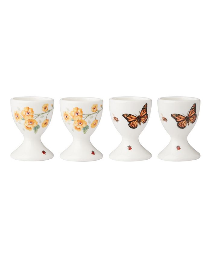 Lenox Butterfly Meadow Footed Egg Cups, Set of 4 - Macy's
