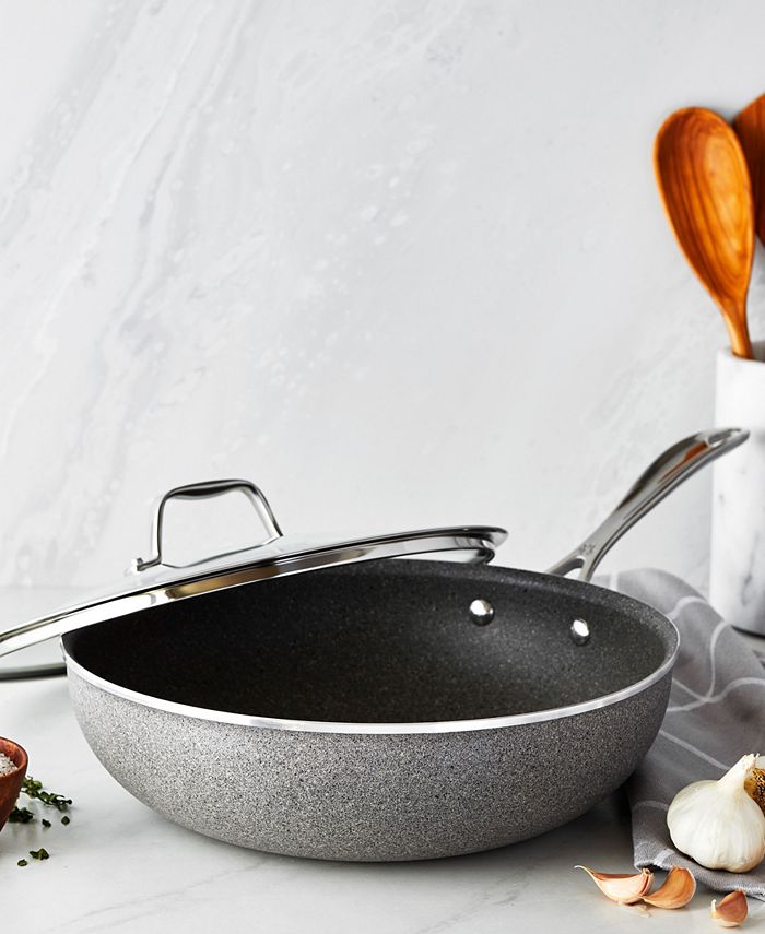 J.A. Henckels Capri Granitium 11" Aluminum Nonstick Perfect Pan & Lid