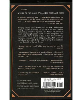 The Devil in the White City- Murder, Magic, and Madness At The Fair That Changed America by Erik Larson