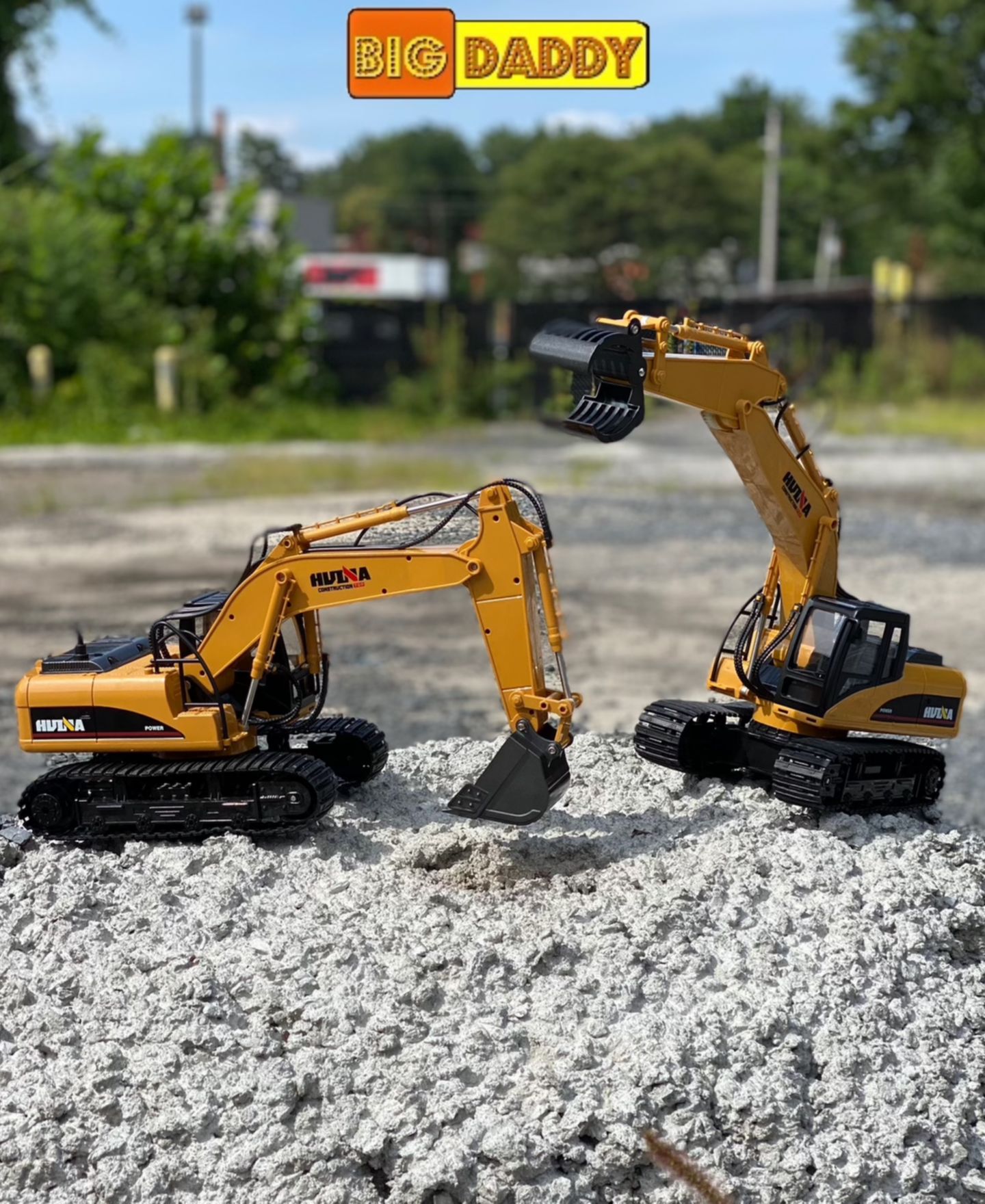 Детская игрушка Big Daddy Mag-Genius 15-Channel Fully Functional Die-Cast Remote Control Excavator Toy — фото 7