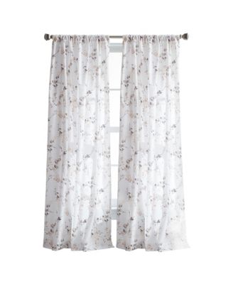 Wallflower Sheer 96" Poletop Set, 2 Piece