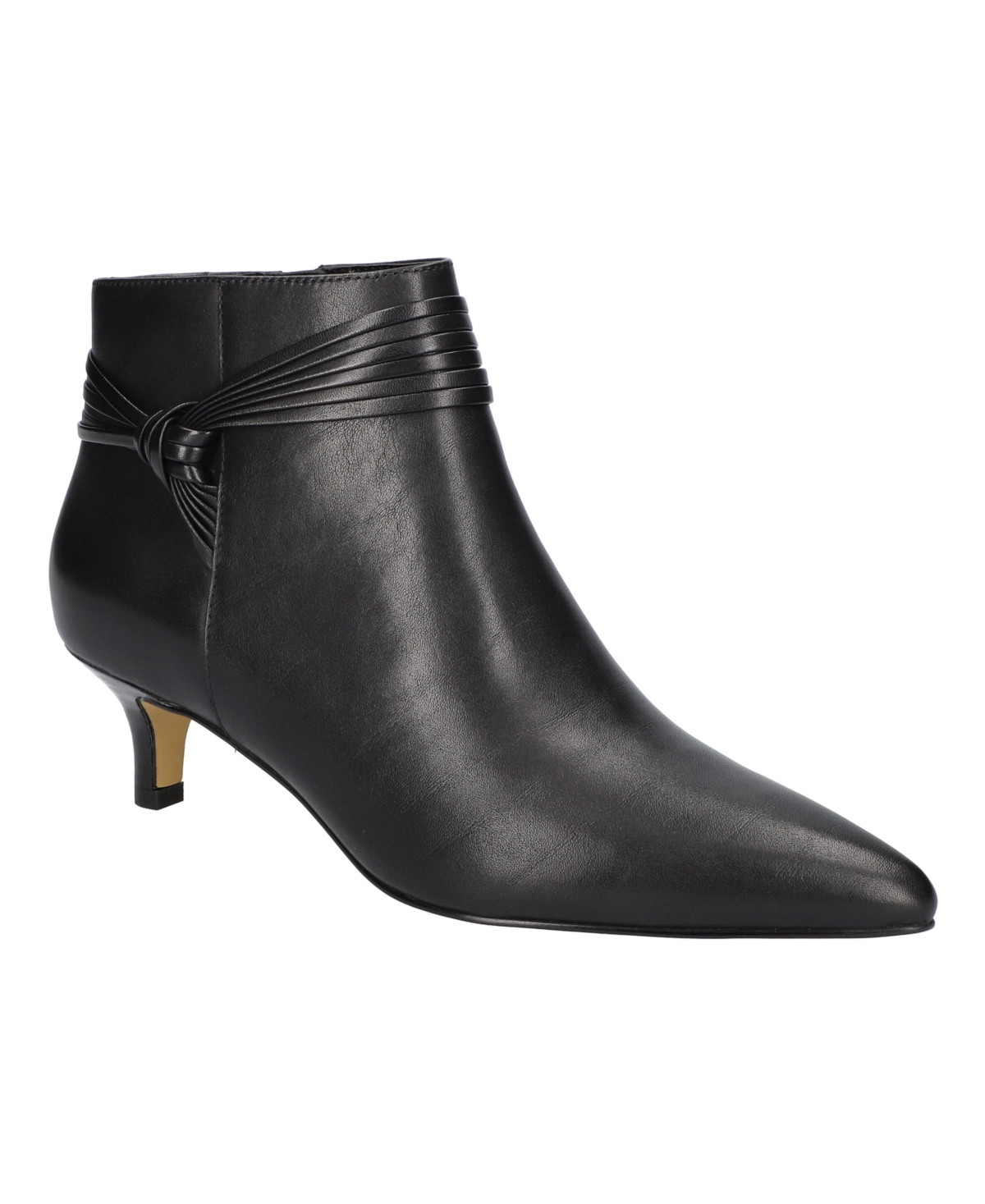 Shop Bella Vita Women's Jani Ankle Booties In Black Leather