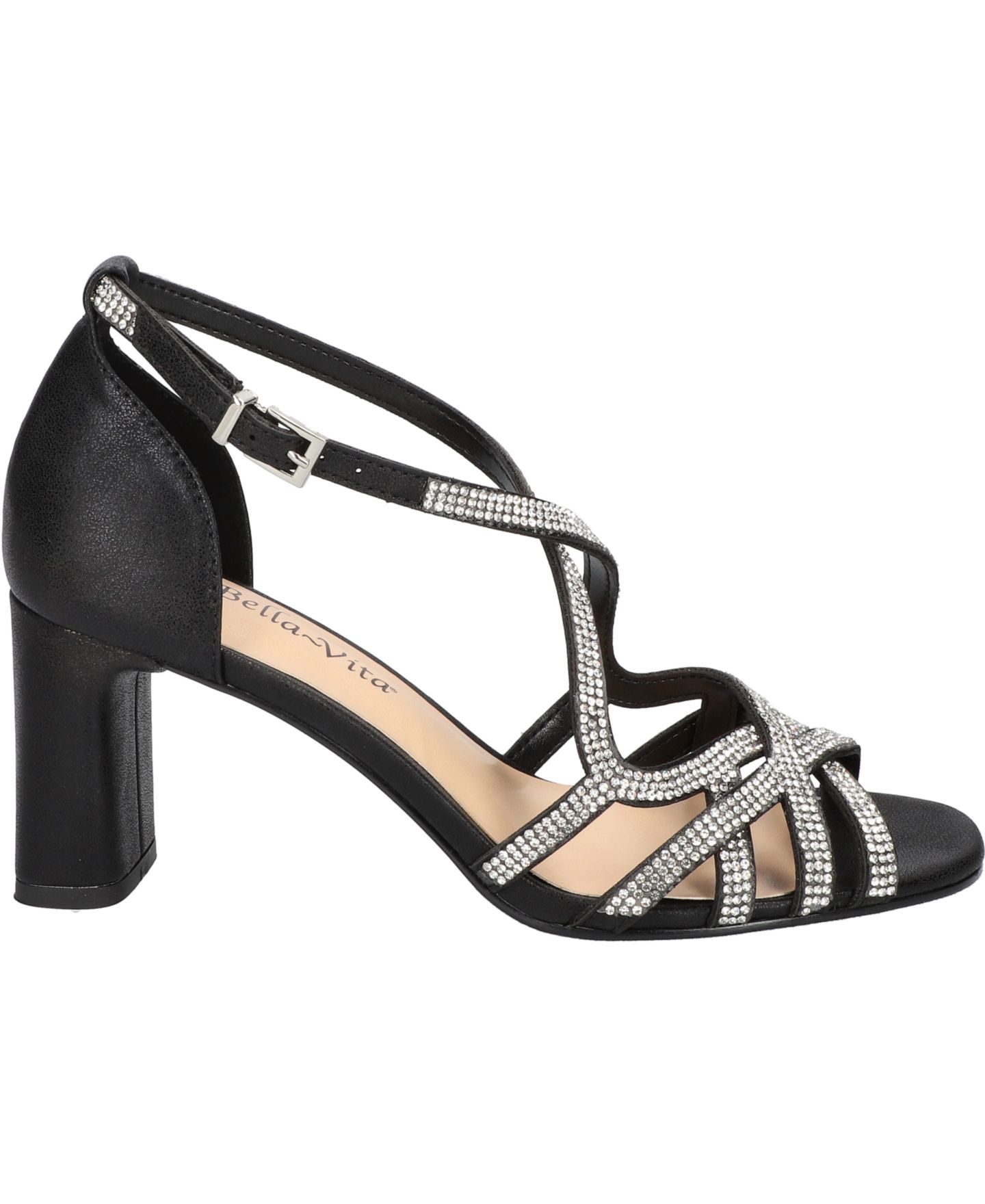 Женские сандалии Bella Vita Aliette Dress Sandals, цвет: Чёрный металлик — фото 2