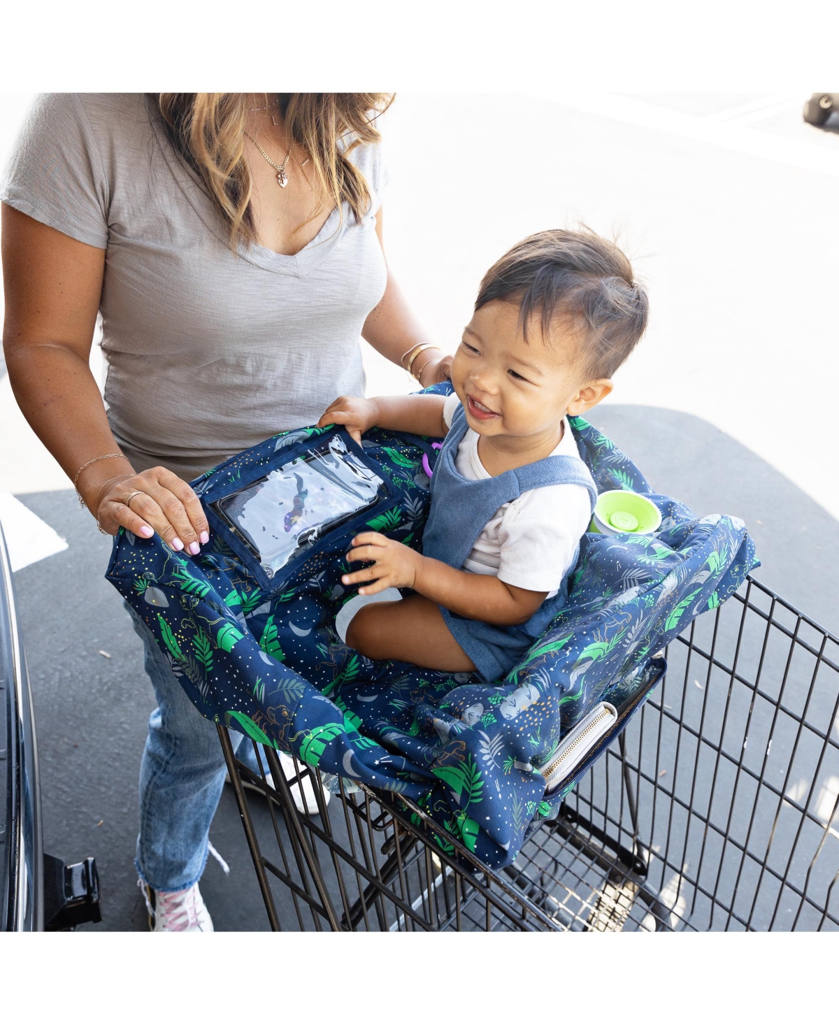 Disney Baby Shopping Cart and High Chair Cover,- Lion King