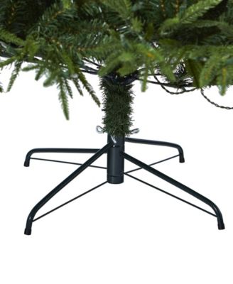 Colorado Mountain Fir Natural Look Artificial Christmas Tree with Lights and Tips, 84"