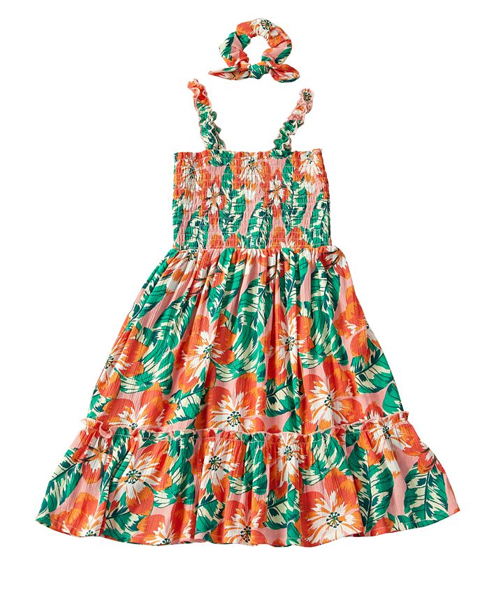 Girls hot sale tropical dress