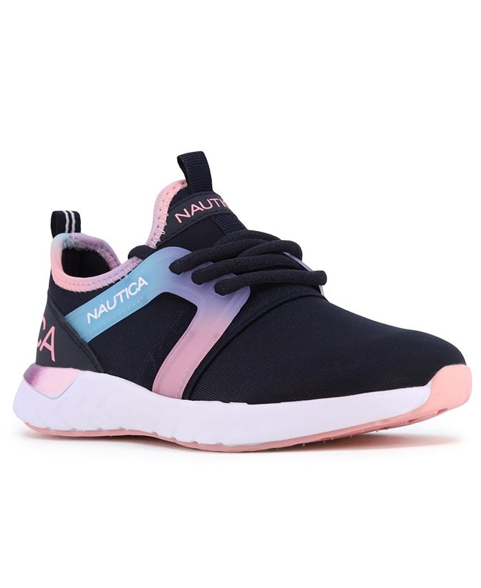 Nautica Little Girls Athletic Lace Up Slip On Combo Sneakers Macy s
