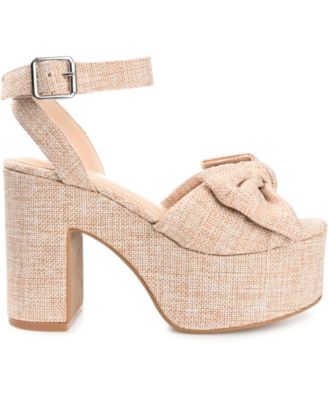 Women's Zenni Platform Bow Sandals