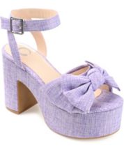 Macy's purple cheap heels
