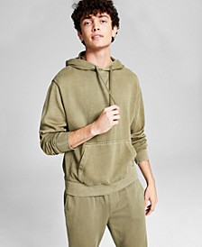Men's Fleece Hoodie with Kangaroo Pockets, Created for Macy's