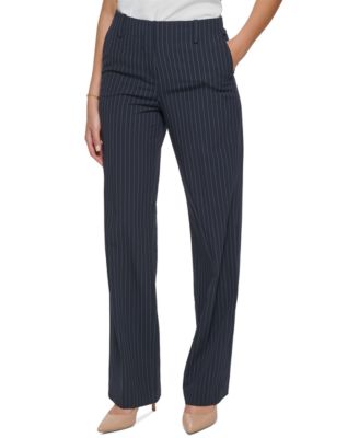 Tommy Hilfiger Women s Pinstriped Pants Macy s