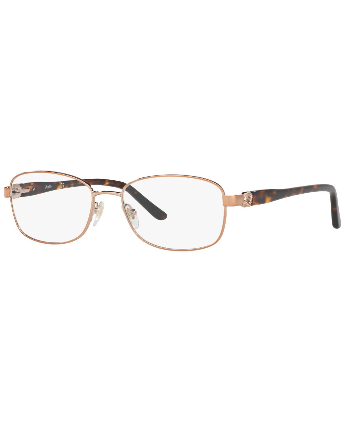 SF2570 Women's Rectangle Eyeglasses - Shiny Copper