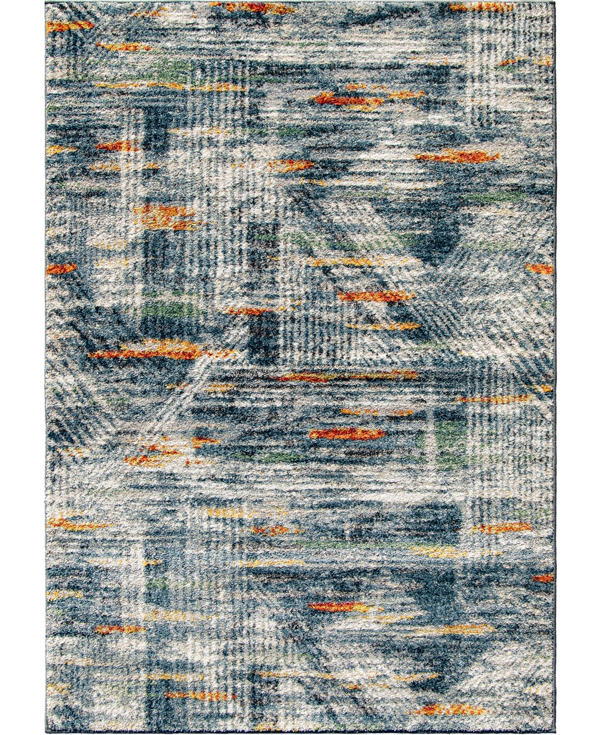 Edgewater Living Bijou Deco Dreams 5'3in x 7'6in Area Rug - Multi, Blue