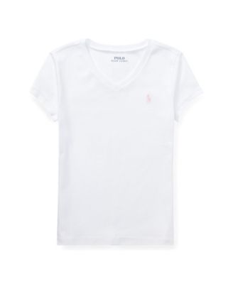 Big Girls Cotton Jersey V-Neck T-shirt