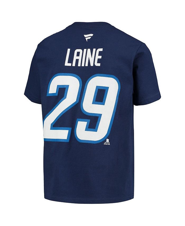 Fanatics Men's Branded Patrik Laine Navy Winnipeg Jets Team Authentic Stack  Name and Number T-shirt - Macy's