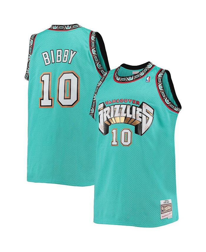 Mitchell & Ness Mens Mike Bibby Grizzlies Swingman Jersey - Mens Teal/Teal Size M