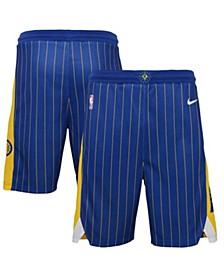 Youth Boys Blue Indiana Pacers 2020/21 City Edition Swingman Shorts