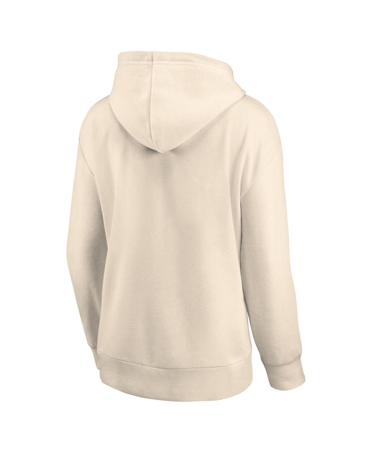 Fanatics Branded Oatmeal San Jose Sharks Carry The Puck Pullover Hoodie Sweatshirt In Oatmeal