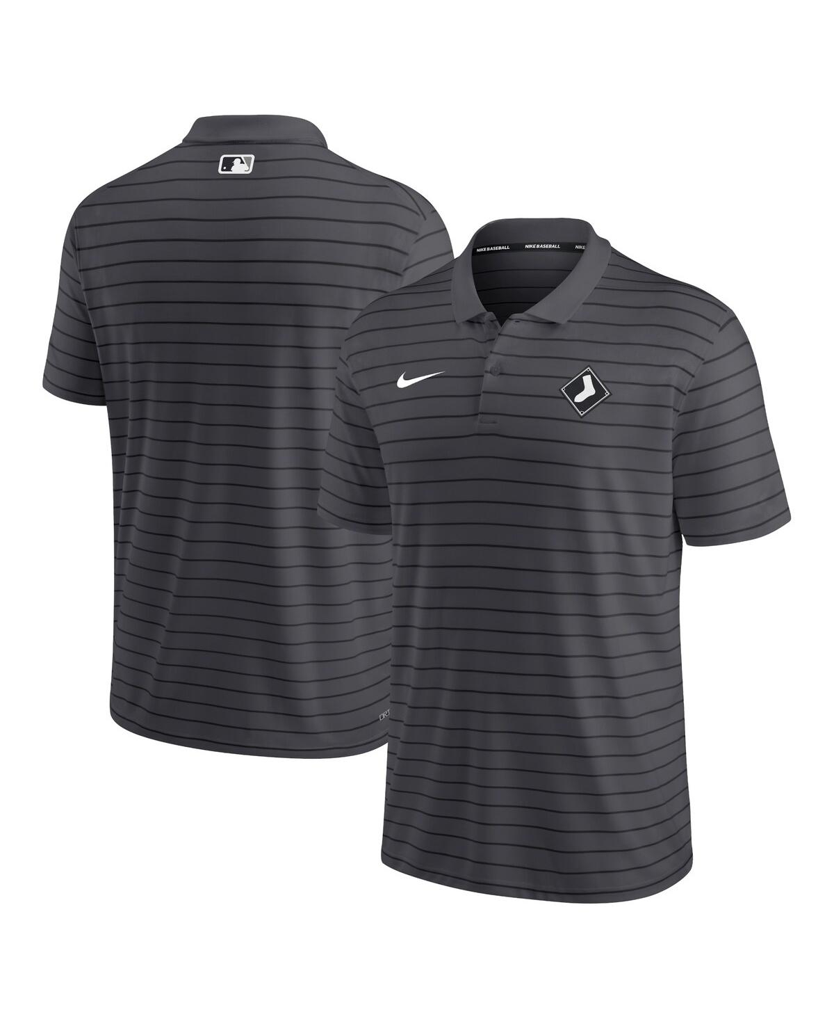 Shop Nike Men's  Charcoal Chicago White Sox Authentic Collection City Connect Striped Performance Polo Shi