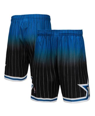 Men s Mitchell Ness Royal and Black Orlando Magic 1994 95 Hardwood Classics Fadeaway Reload 3.0 Swingman Shorts Macy s